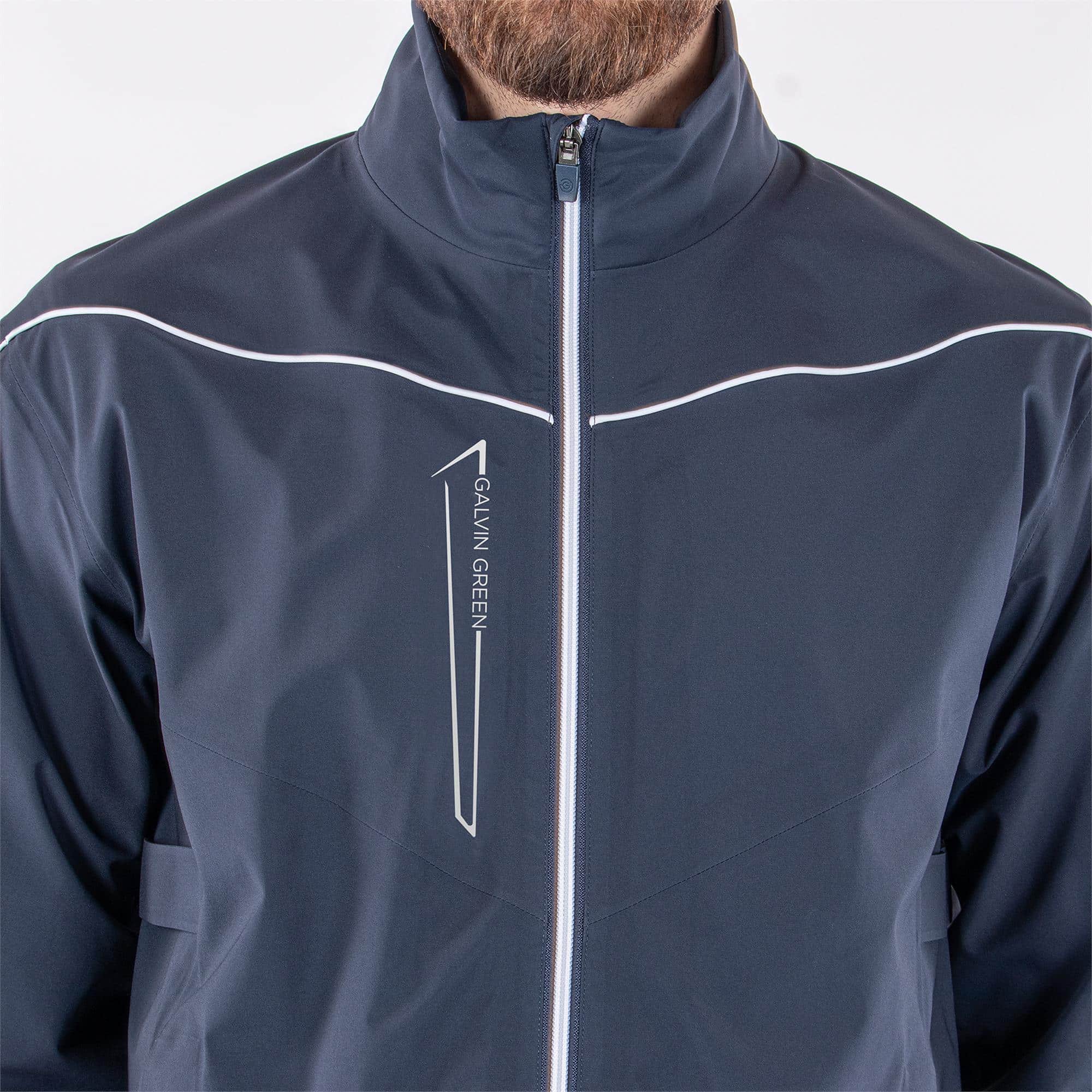 Galvin Green Armstrong Paclite Gore-tex Waterproof Jacket Navy/White